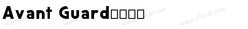 Avant Guard字体转换